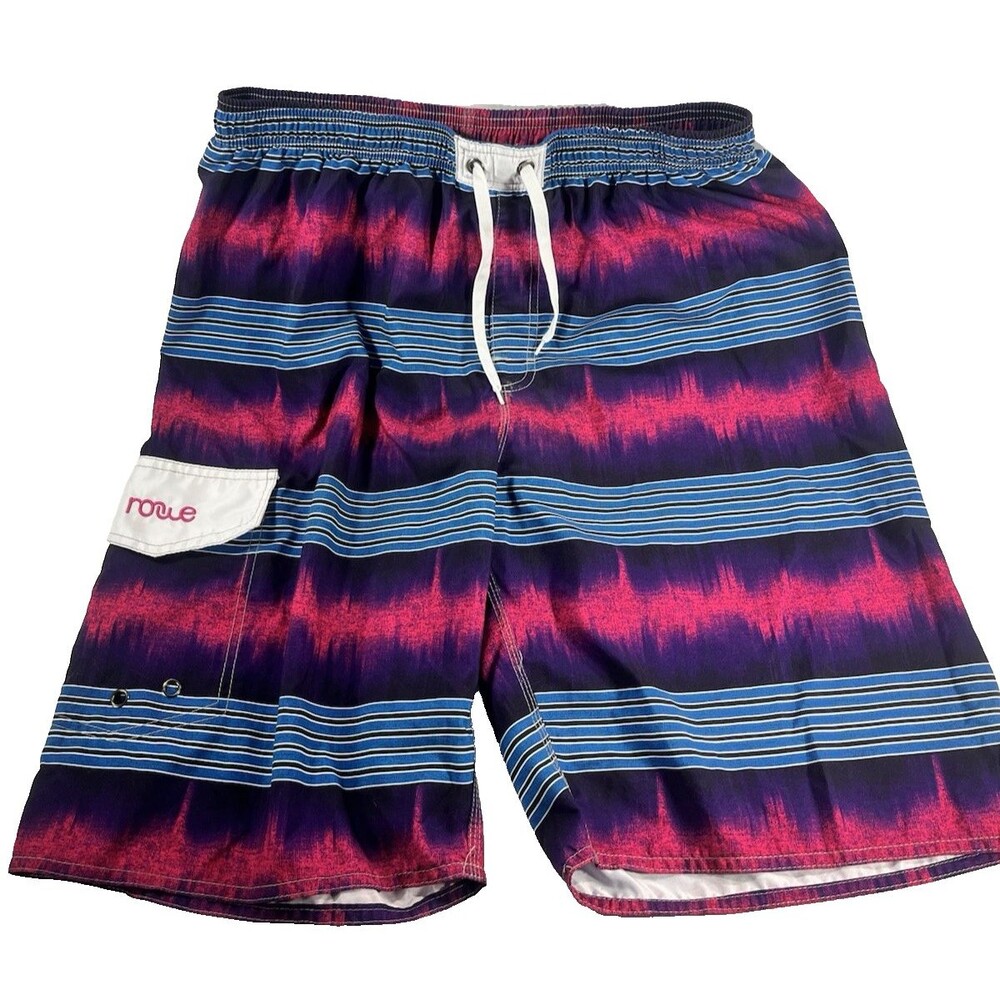 Nonwe Swim Trunks Men's Size 40 Lined with Drawstring